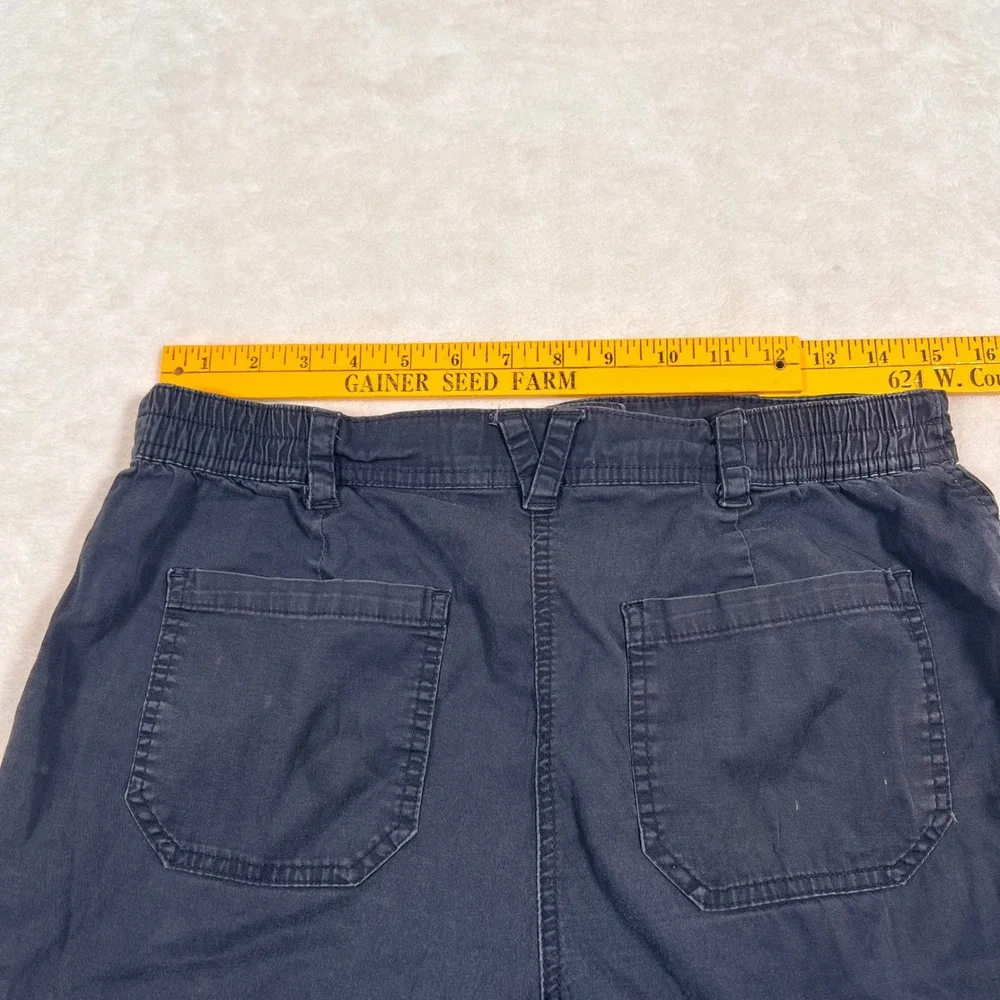 Karen Scott Cargo Shorts Elastic‎ Waist Casual Comfort Pockets Size 8